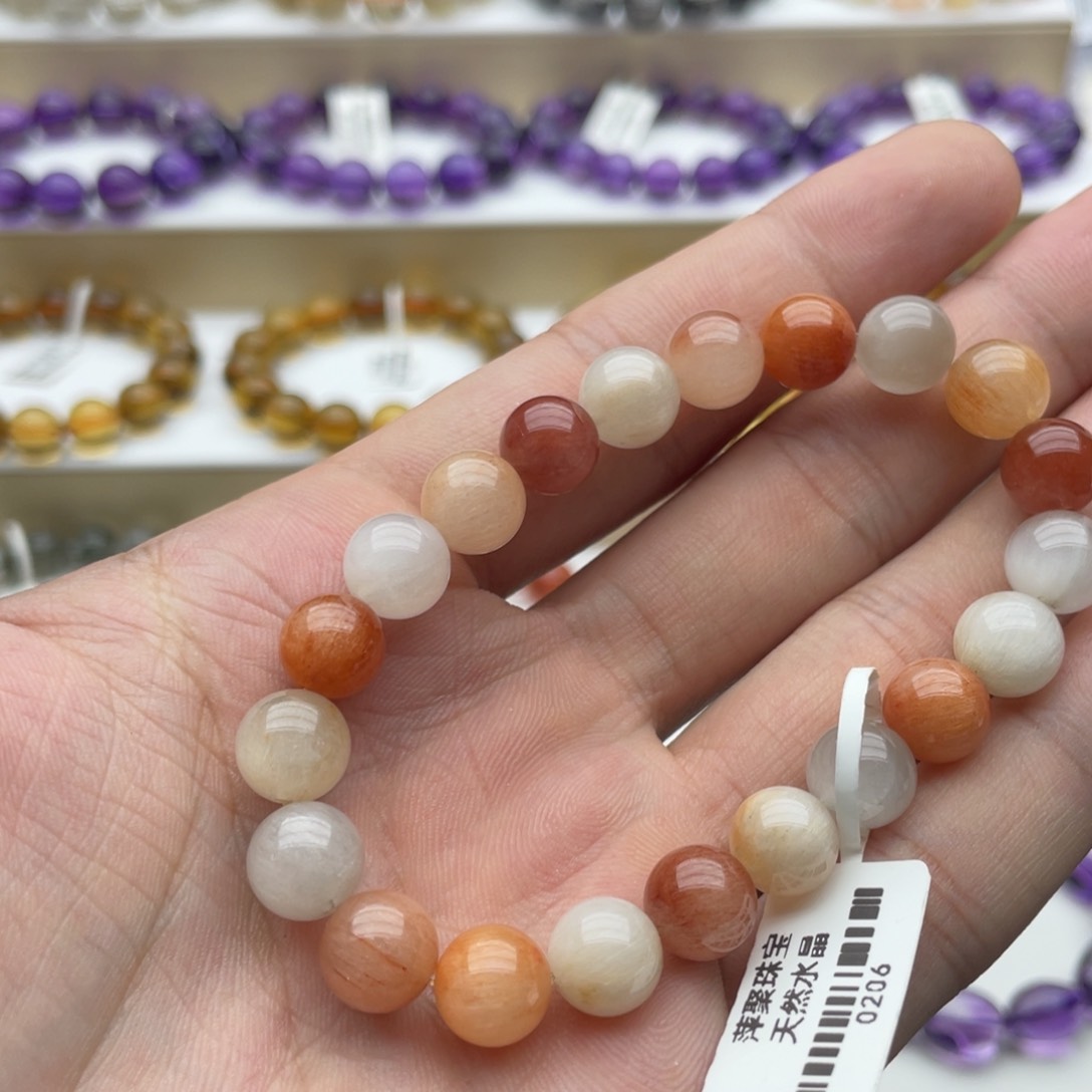 水晶手链未镶嵌纯天然