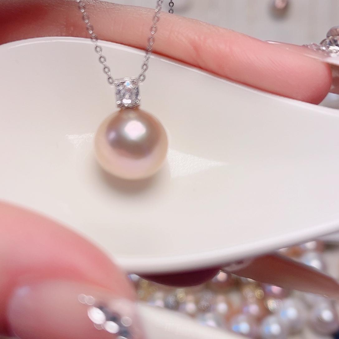 淡水珍珠未镶嵌吊坠(赠链)