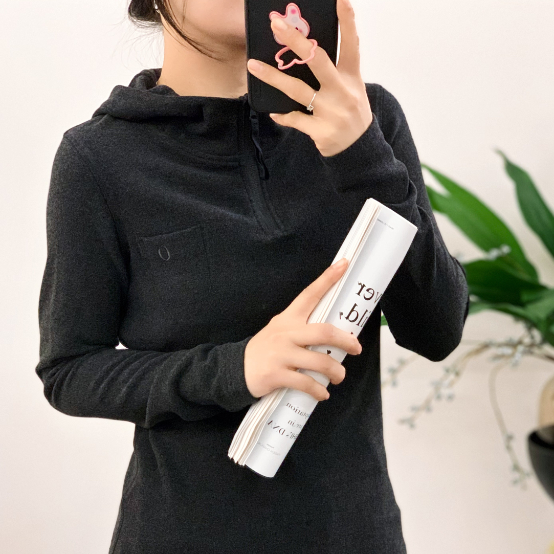 01152连帽拉链德绒短款刺绣薄款卫衣女款高领毛衫运动长袖上衣