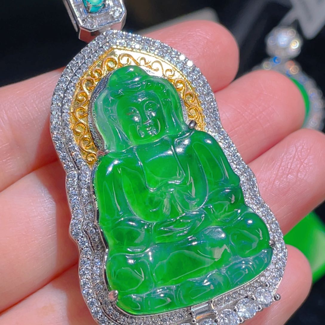 翡翠吊坠(不含链)未镶嵌