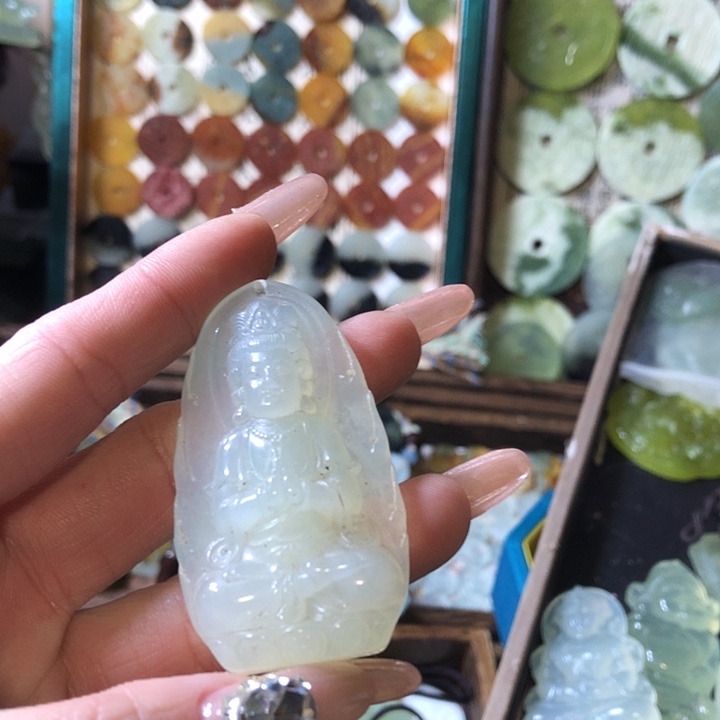 岫玉岫玉挂件未镶嵌