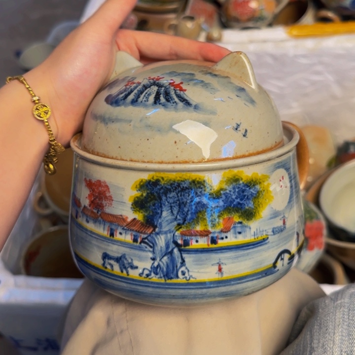 瓷片景德镇陶瓷手工手绘