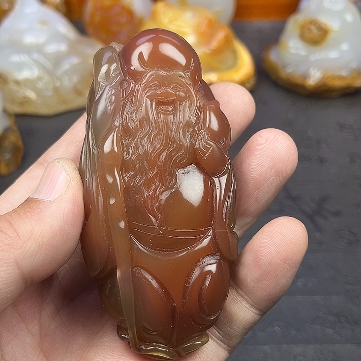 玛瑙/玉髓摆件未镶嵌@***翔