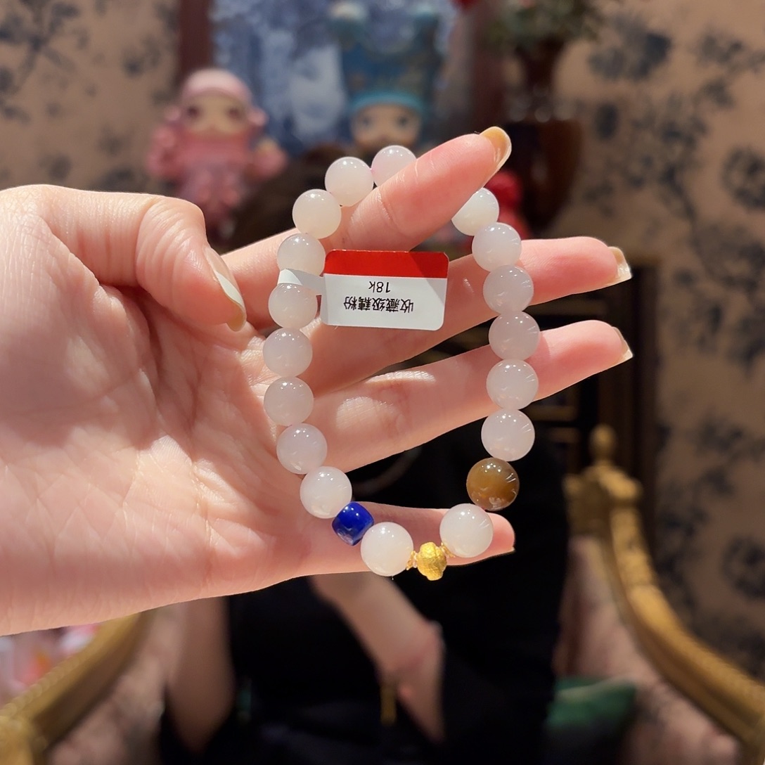 和田玉手链未镶嵌