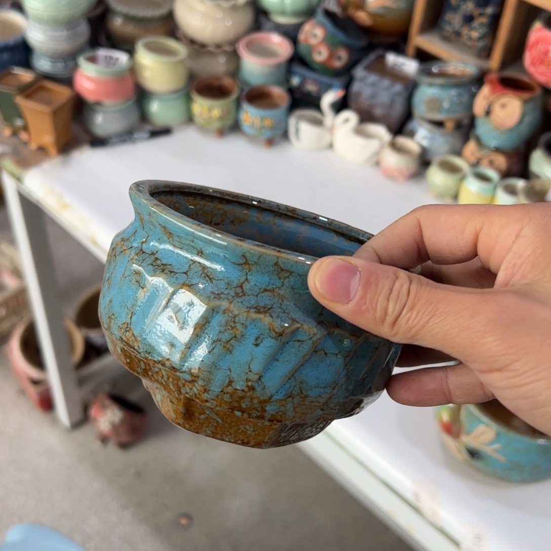 陶瓷陶瓷多肉花盆@@315