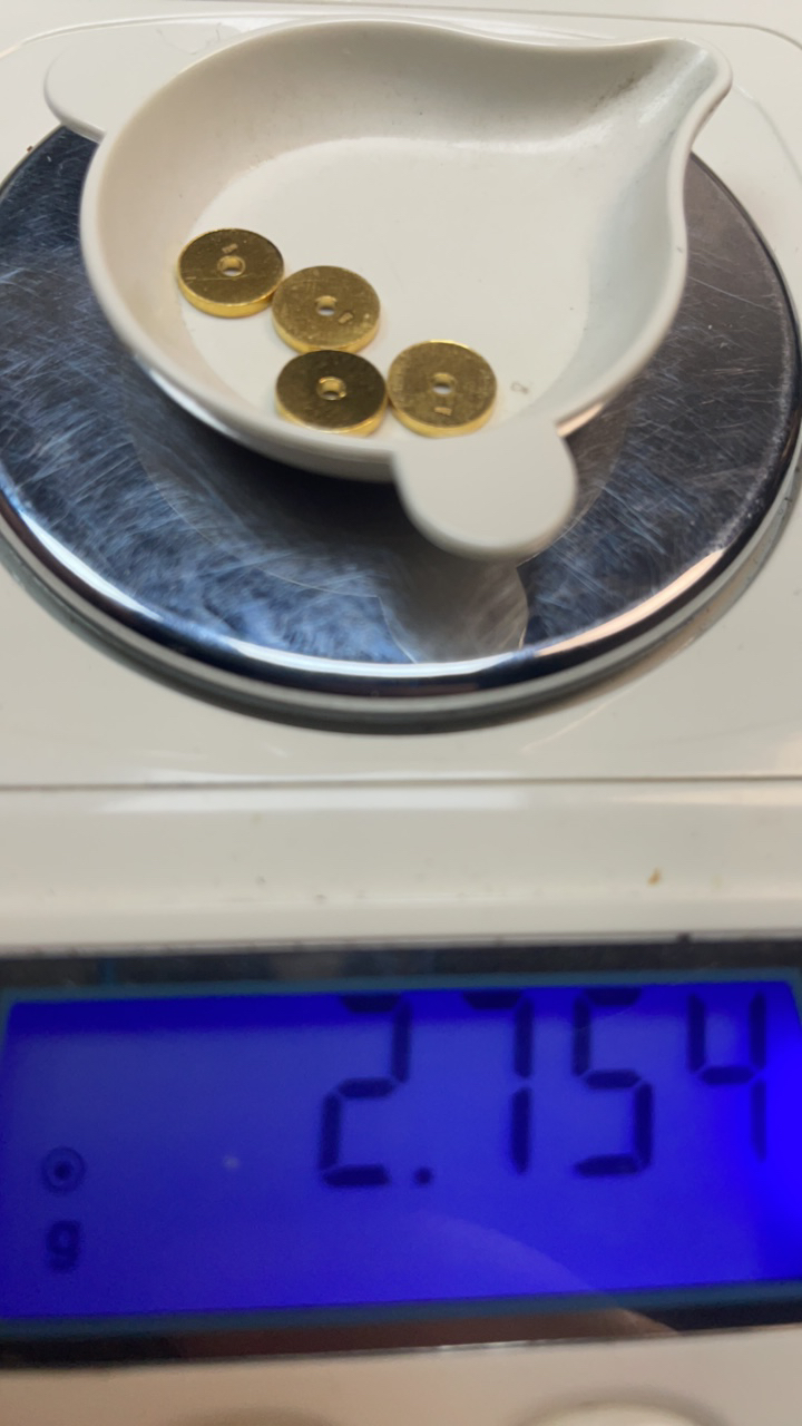 足金999配饰隔片