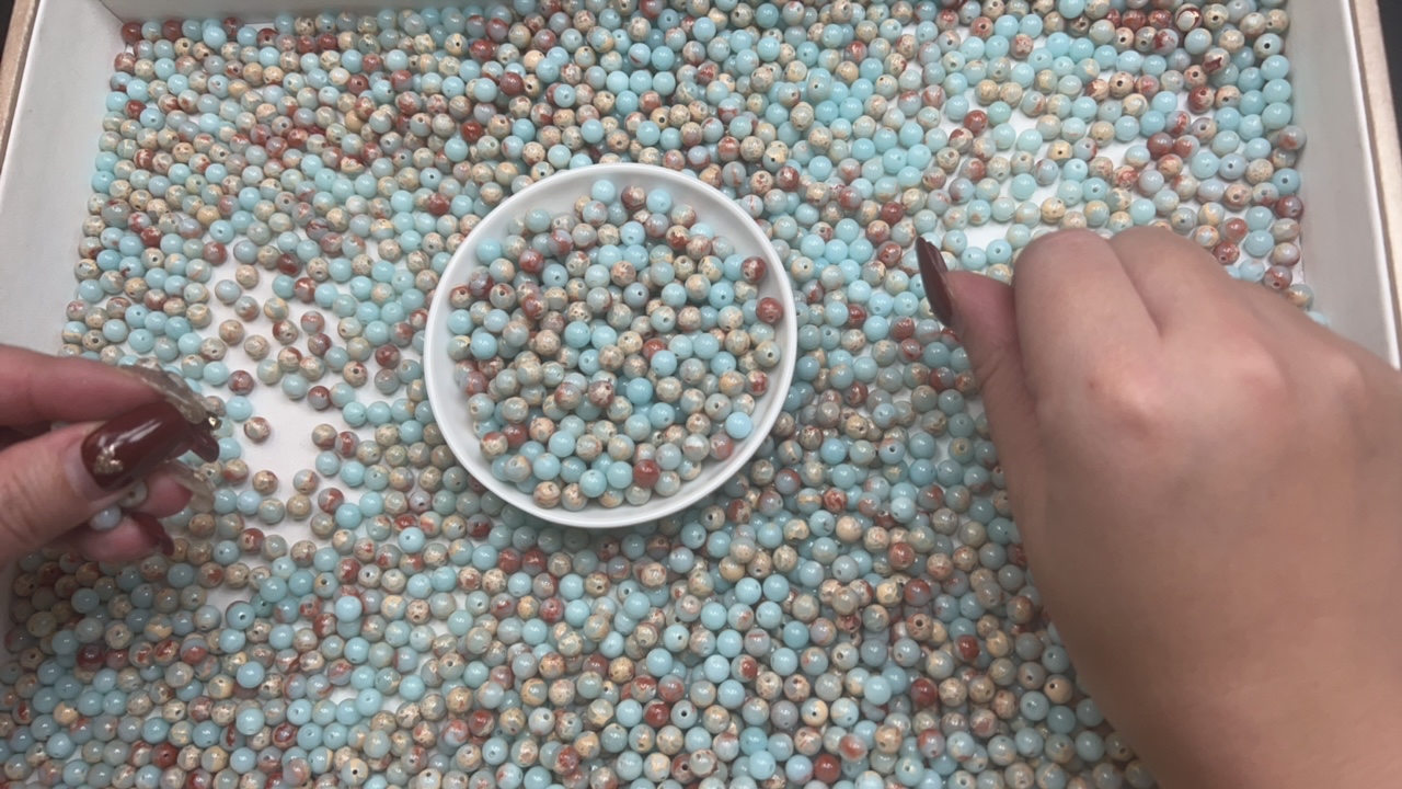 【全品珠宝】天然菱锰矿淞 石A1033 20颗 10mm