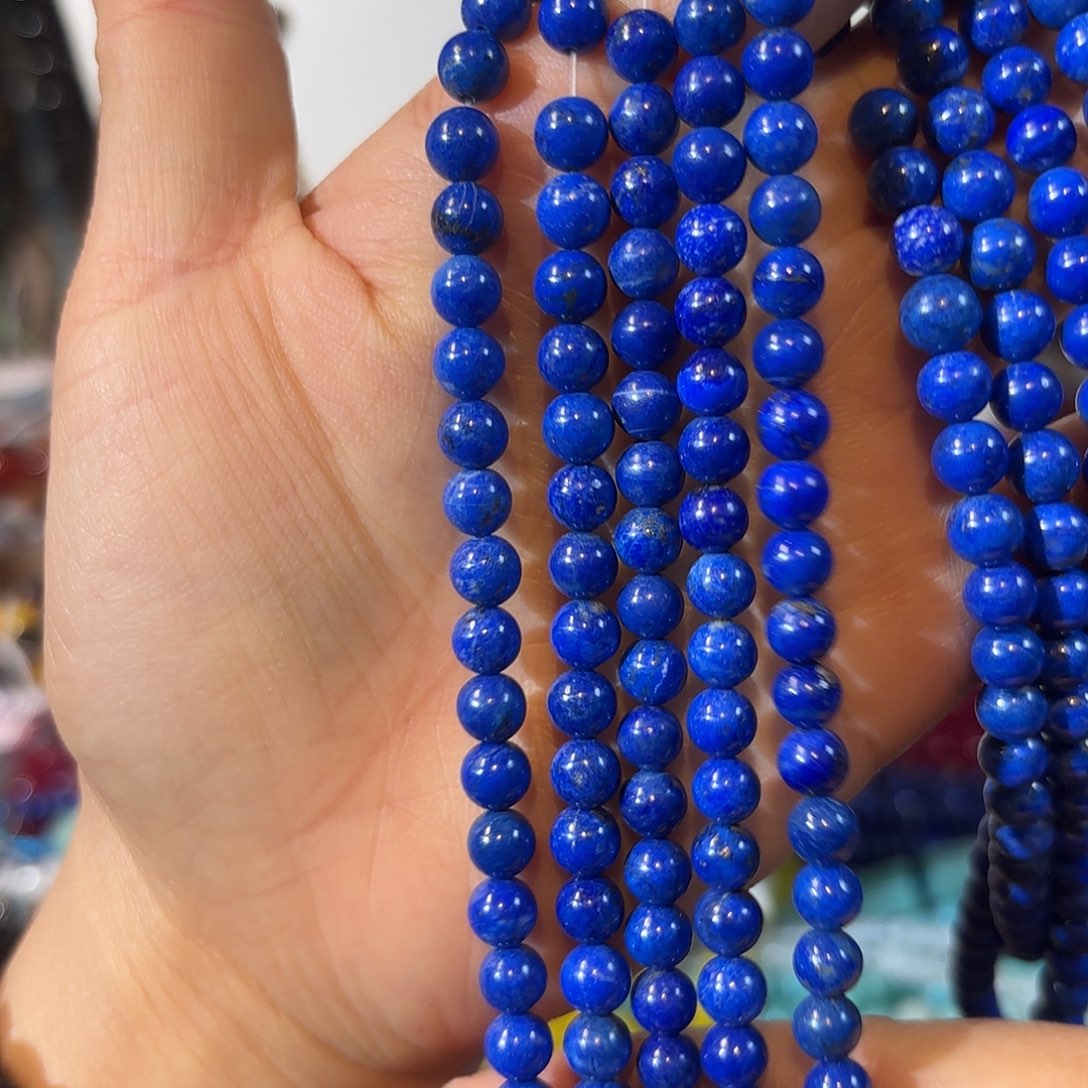 玛瑙/玉髓未镶嵌珠宝半成品青金卡6一条