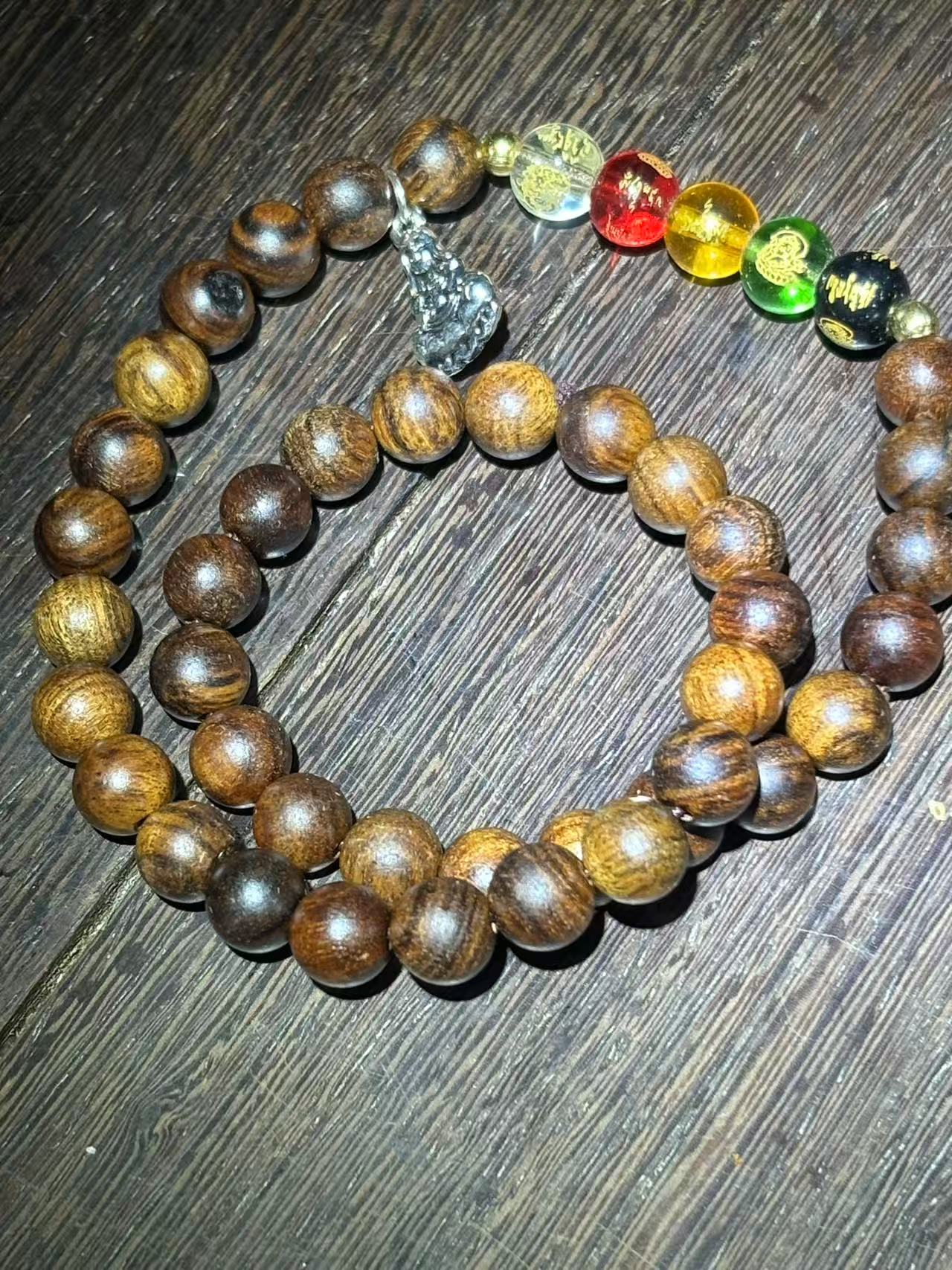 铁合金木质手链 精品手串（全陆文玩）QL51