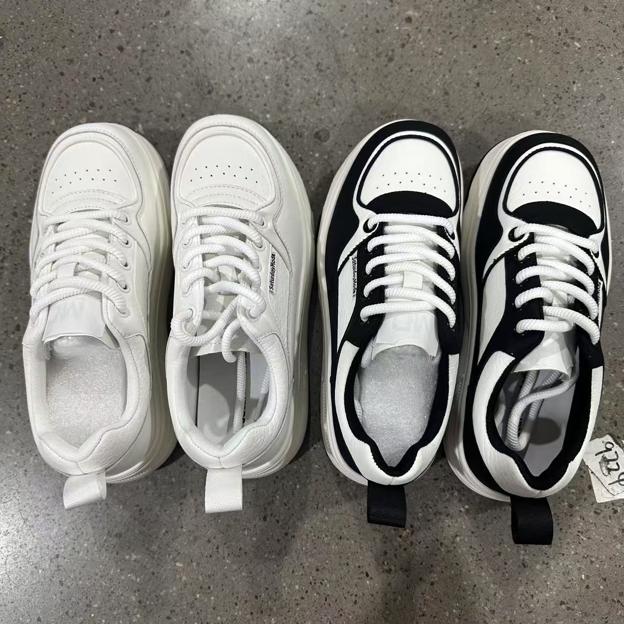 2E57女士厚底小白鞋舒适百搭运动