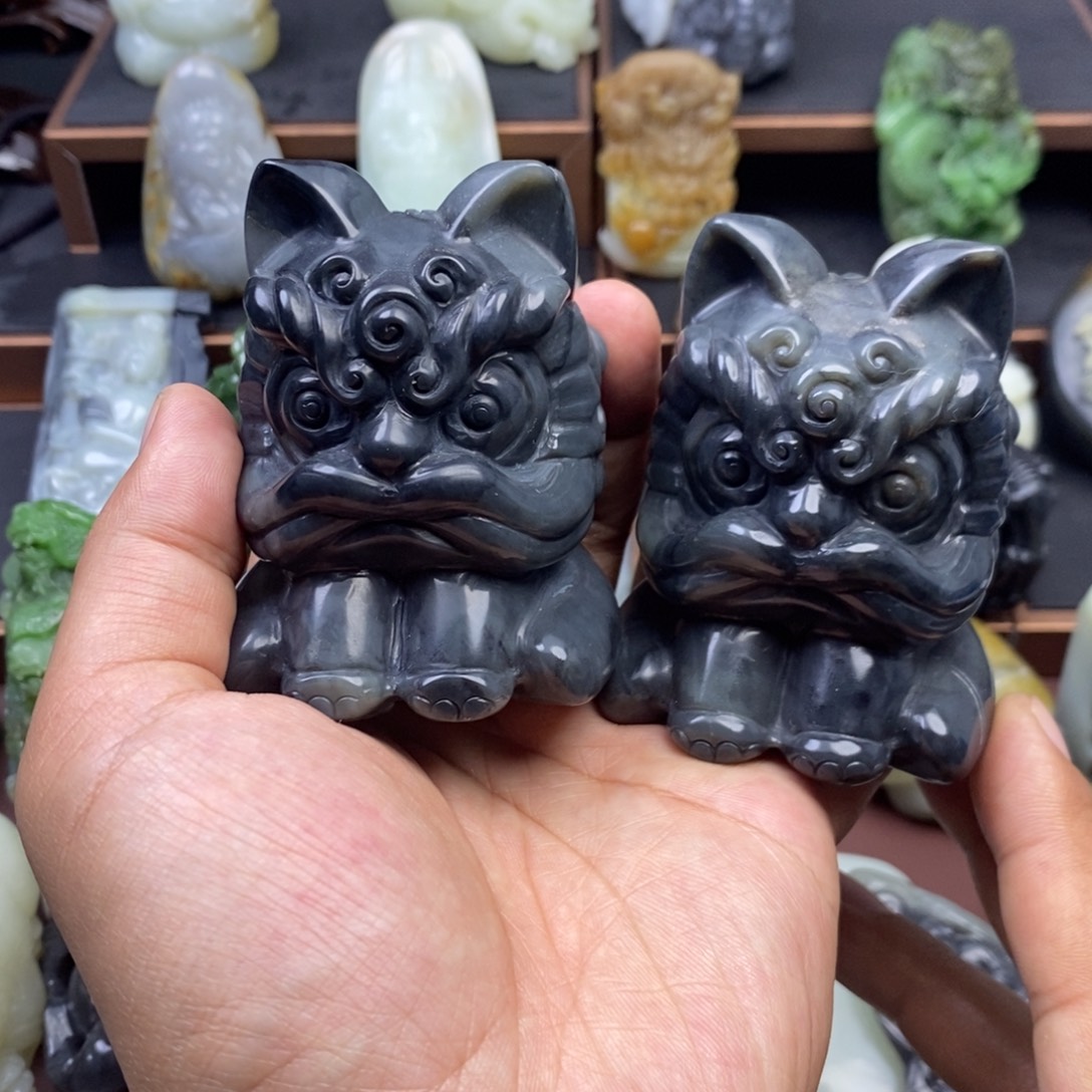 和田玉未镶嵌挂件