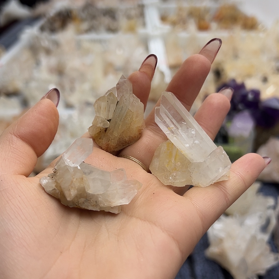 蛐***子珠宝半成品水晶银S925镶嵌