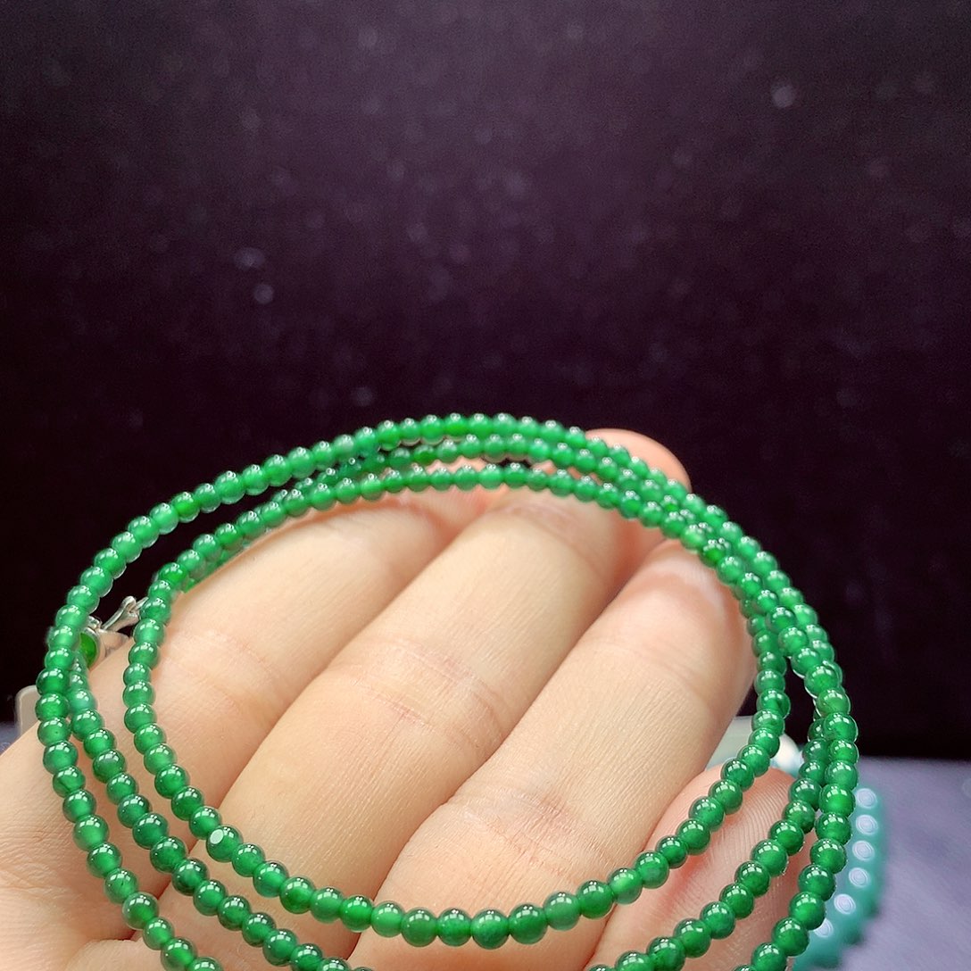 翡翠手链未镶嵌项链