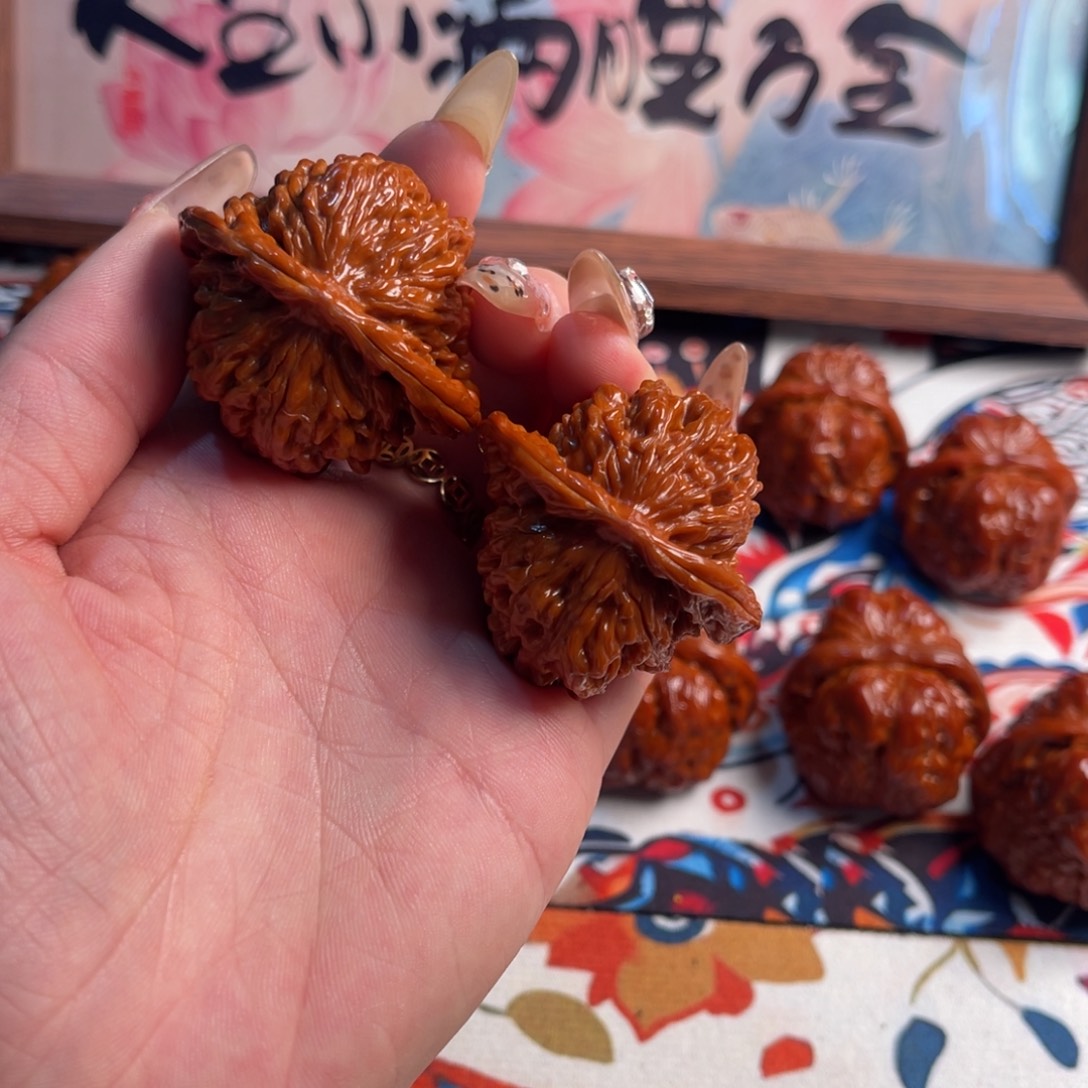 吊坠文玩核桃四座楼41