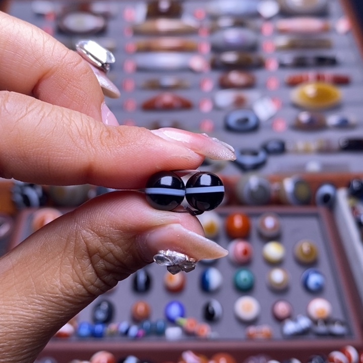 心***人玛瑙/玉髓未镶嵌颈饰