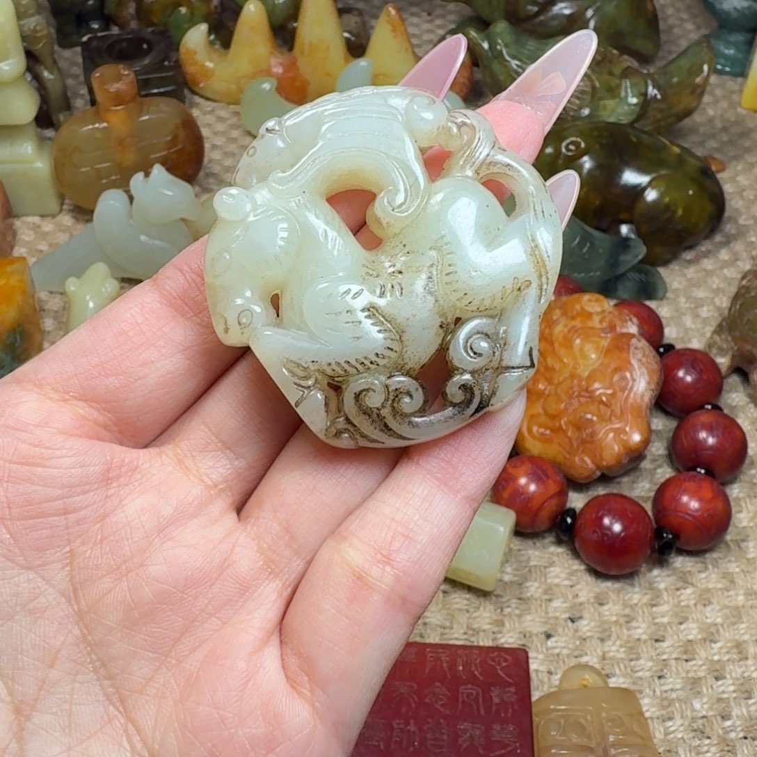 白玉菩提吊坠挂件