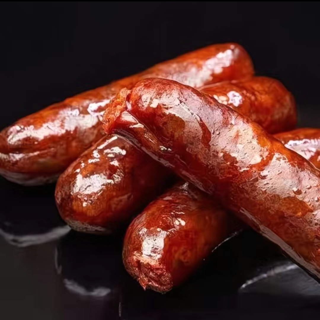 【农家手工香肠】湘西农家散养土猪柴火烟熏香肠