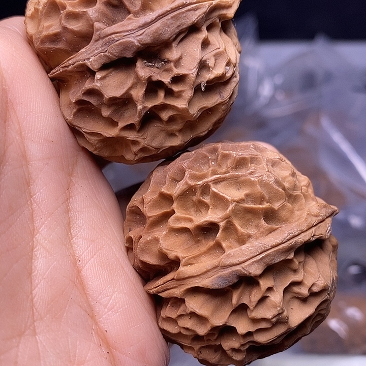白***语把件文玩核桃  222