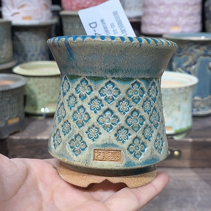 七里烧花盆2-22-426口径 6