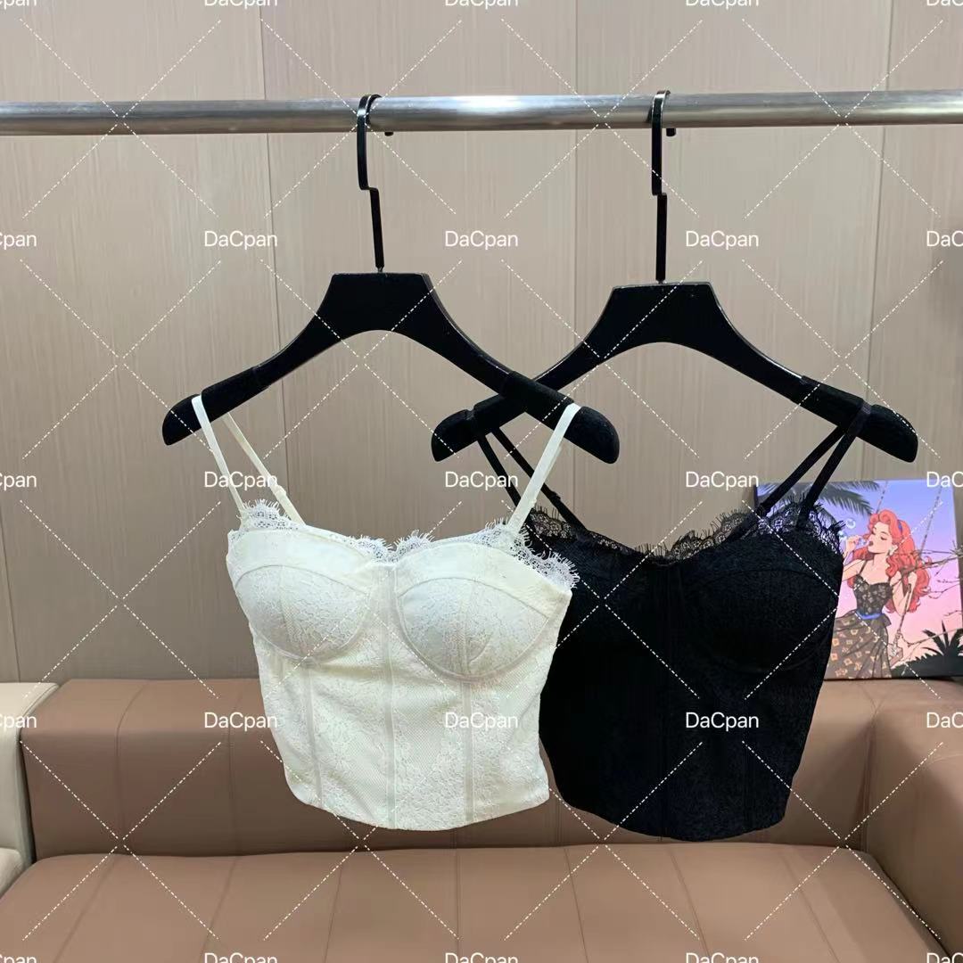 DACPAN-“睫毛弯弯”软蕾丝固定杯内搭 后背松紧 2025/盼·PP 2557