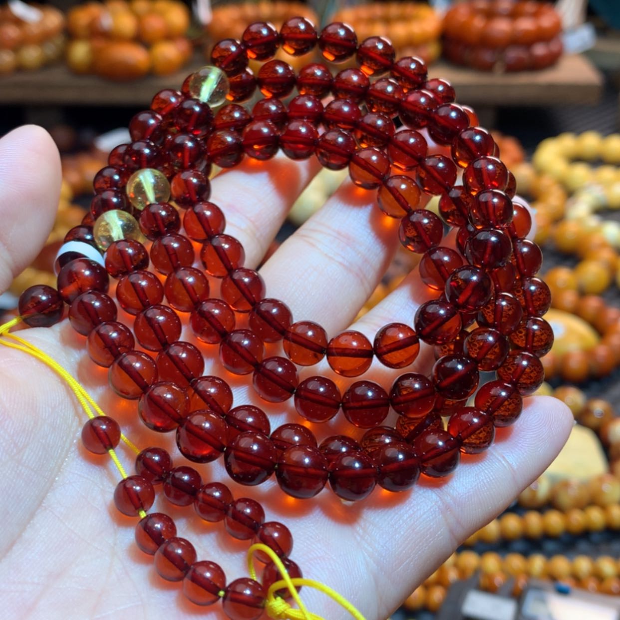 【闪购商品】手链血珀未镶嵌血珀手链