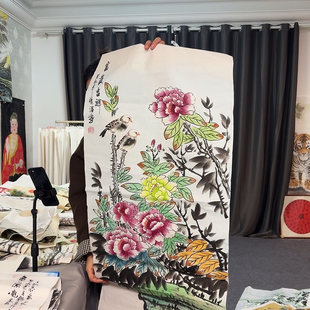 国画纯手绘图纯手绘