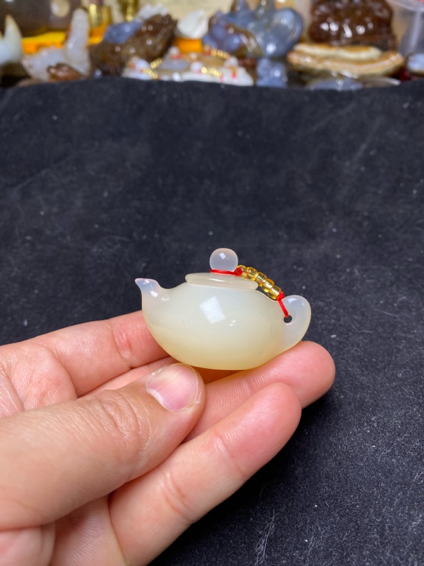 促销活动特价手把壶玛瑙材质手工雕刻工艺