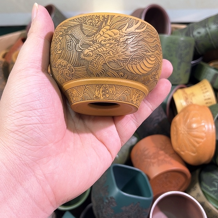 茶杯紫砂全手工紫砂主人杯