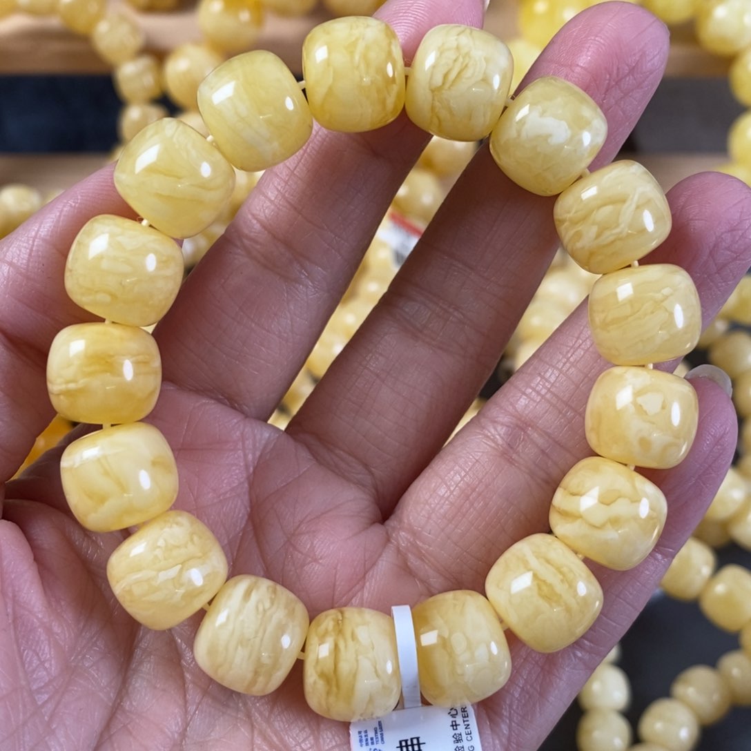 蜜蜡裸石未镶嵌13满蜡虎皮