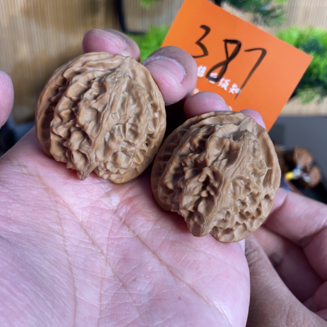 已***置吊坠文玩核桃40苹果园全品387