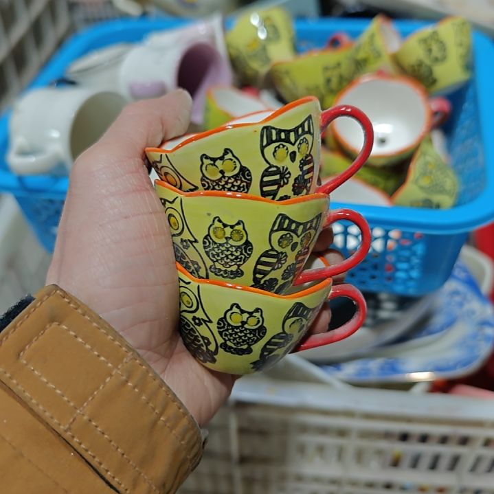 杯陶瓷杯碗盘微瑕疵介意慎拍