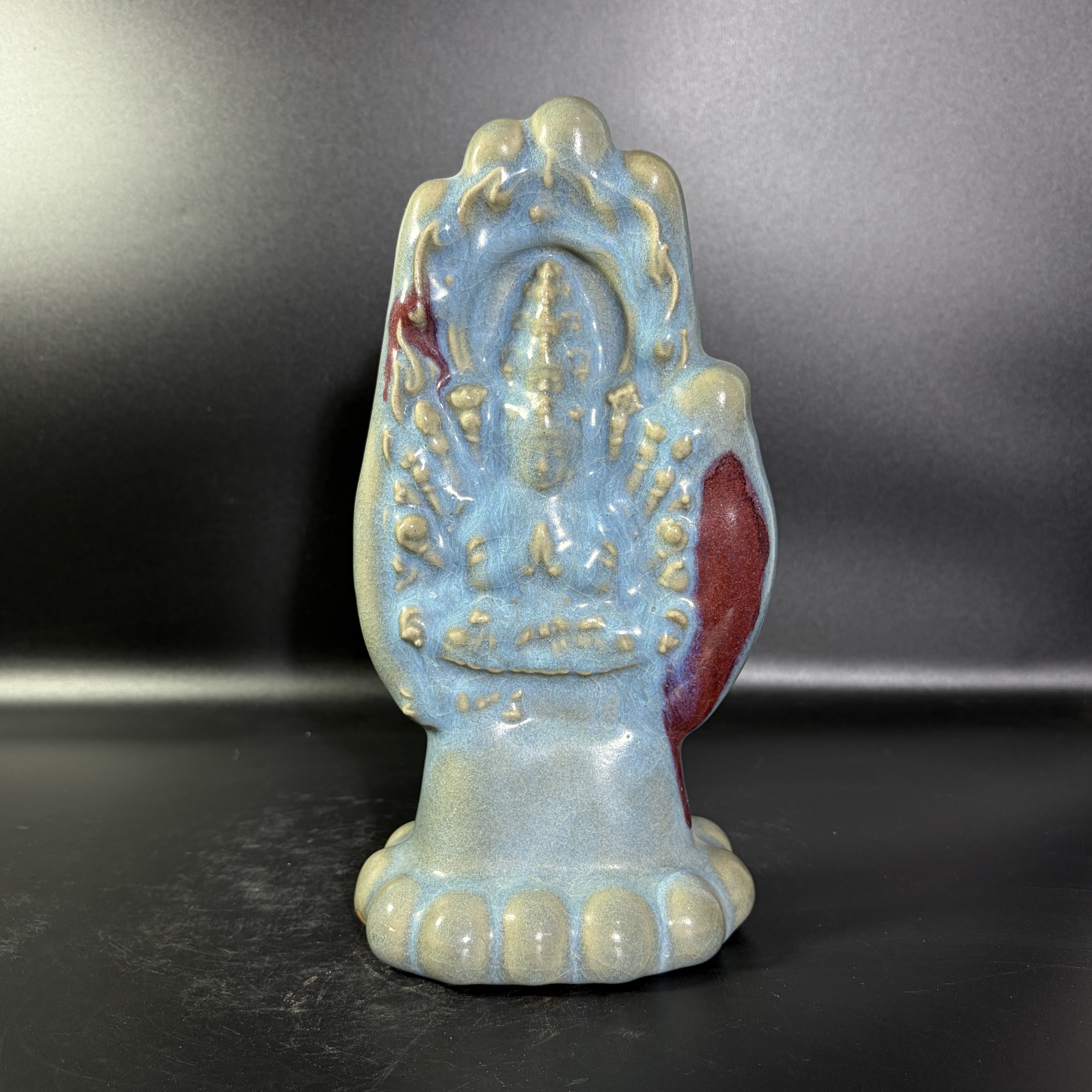 钧窑千手观音佛手，喜欢可私聊或拍下！