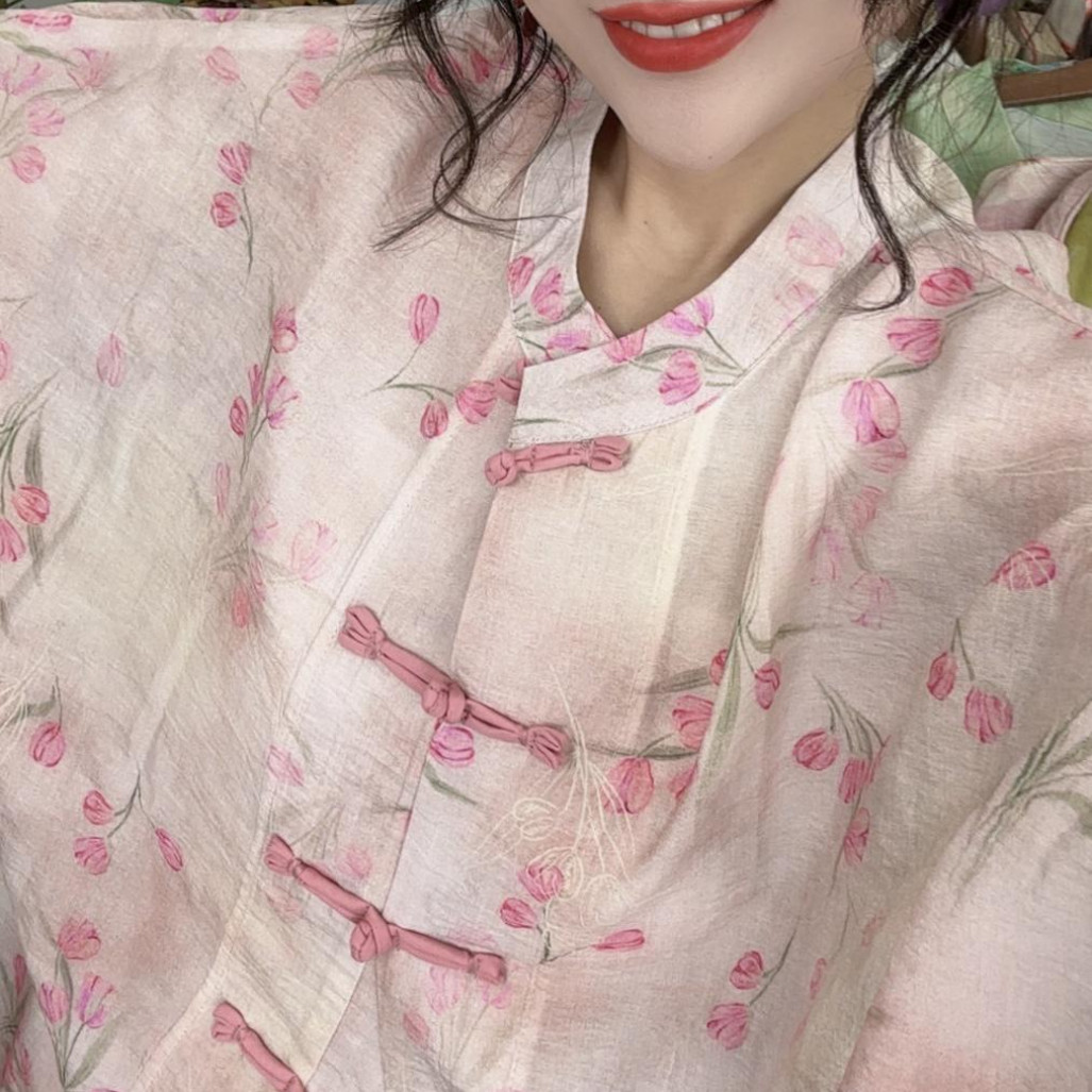 郁金香 新中式日常设计自然之夏舒适透气夏款新品