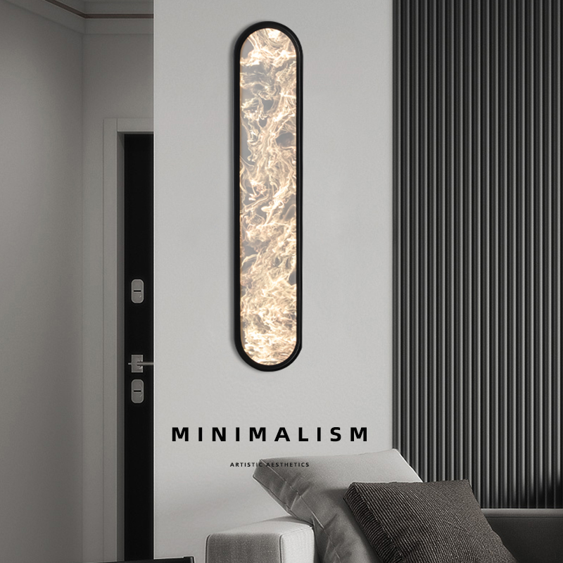 吸顶灯led现代简约创意轻奢客厅灯走廊卧室灯过道背景墙中山灯具