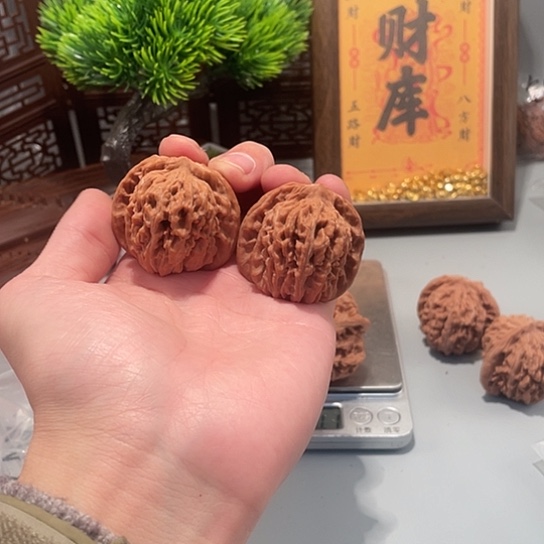 海***文玩核桃吊坠四座楼