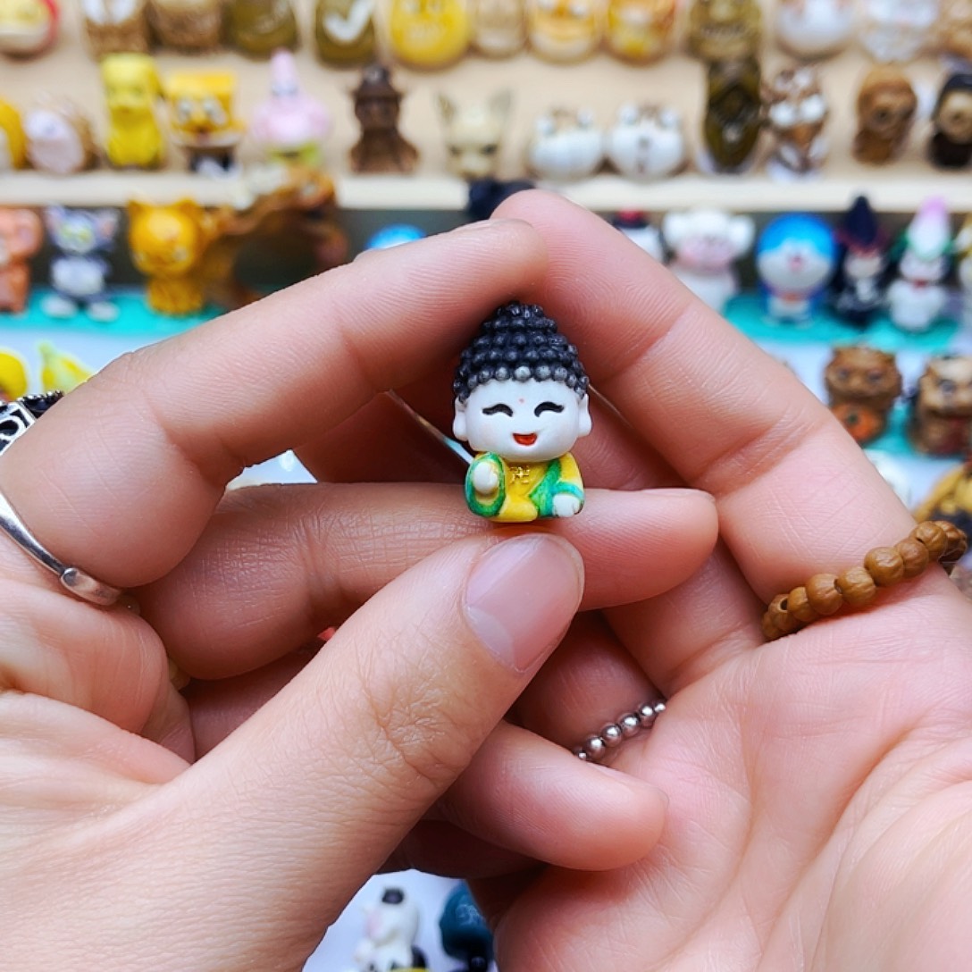 鹿骨手串/手链手工雕刻配饰