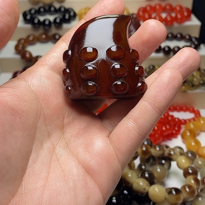 北***卧石英石纯铜手串手链