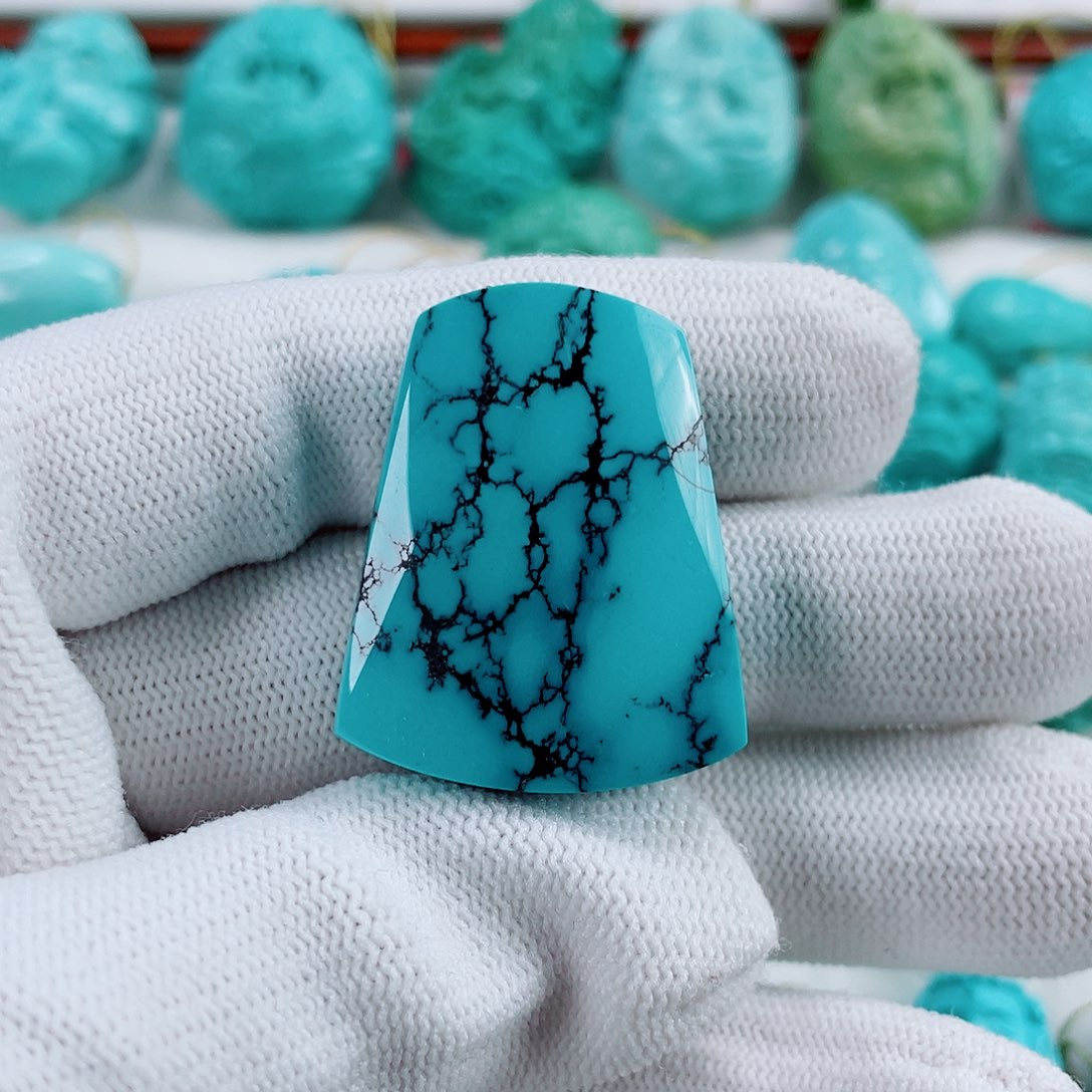 绿松石未镶嵌车挂