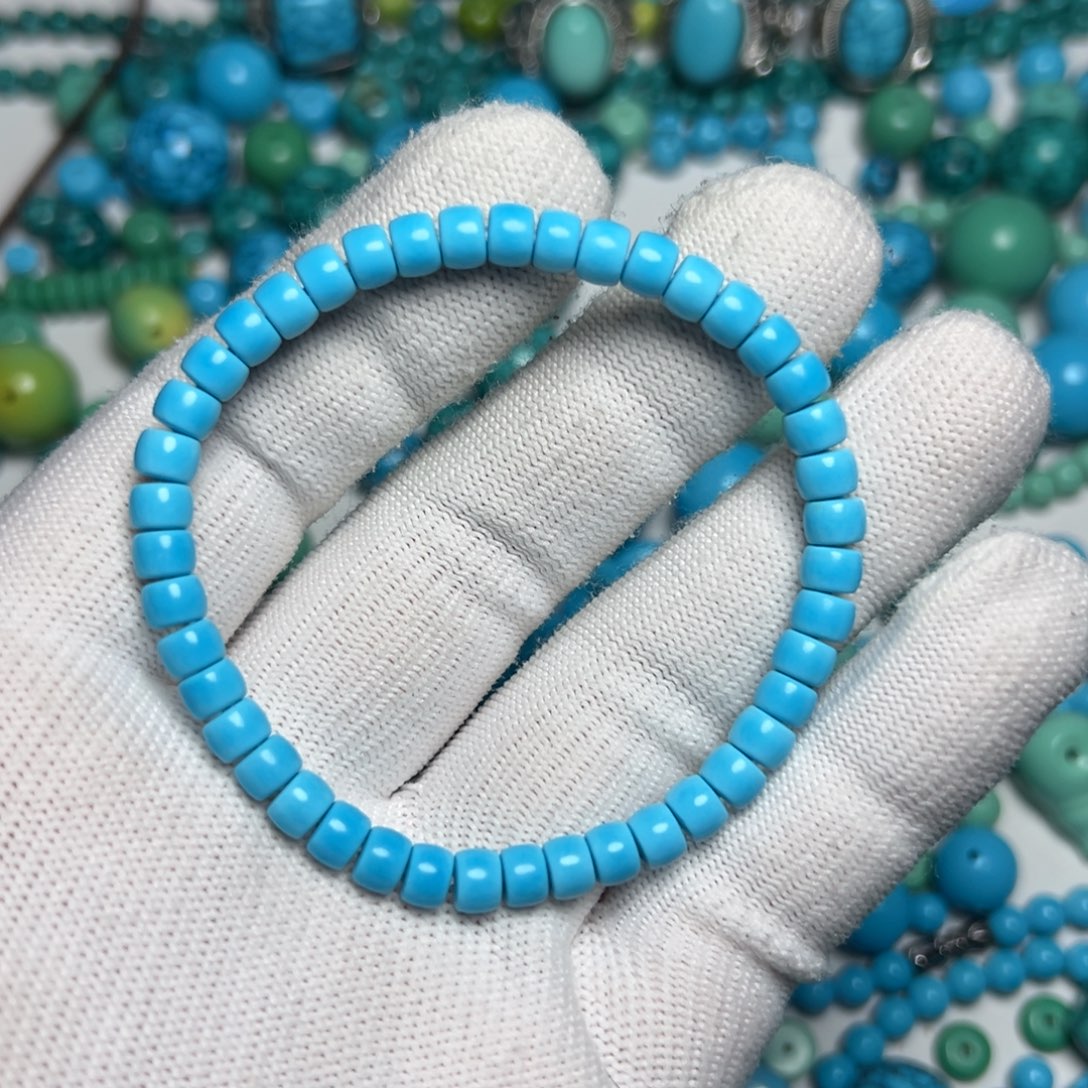 卡5+蓝直切手串手链