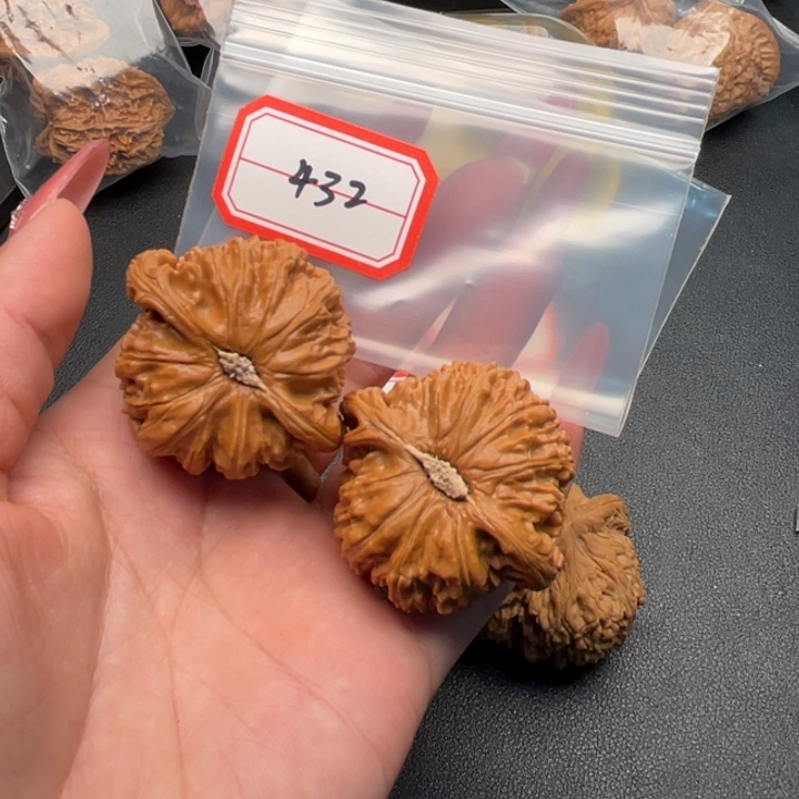 颜***生文玩核桃把件白狮子