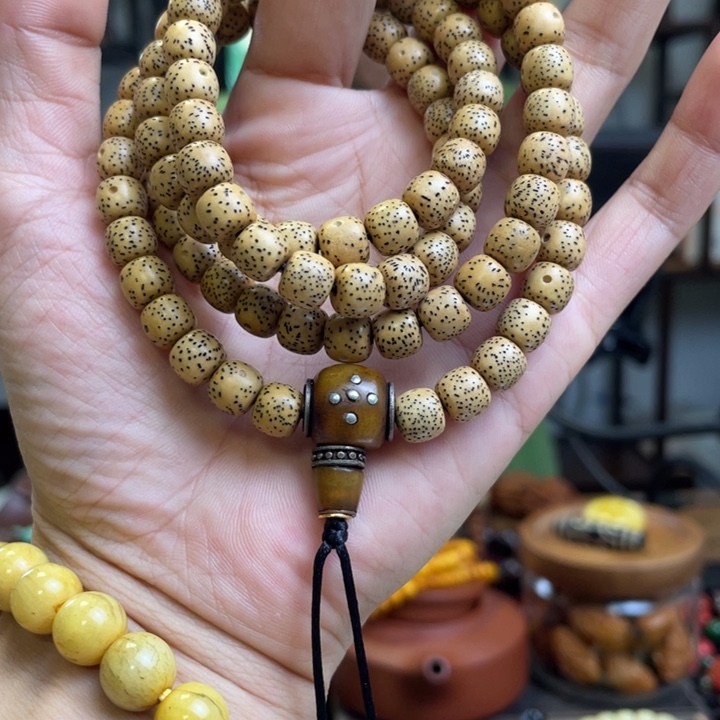 星月菩提手串星月菩提