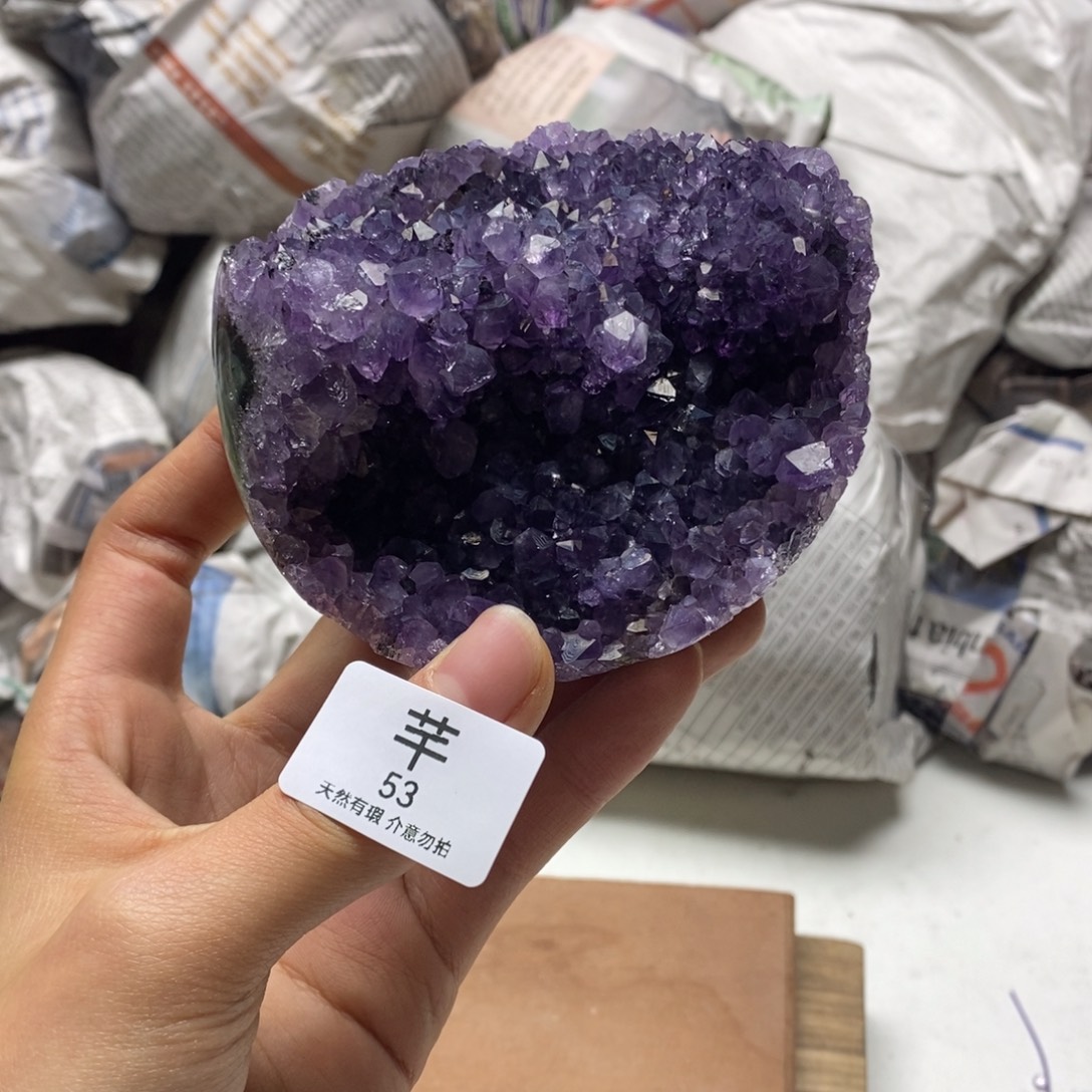 水晶未镶嵌珠宝半成品