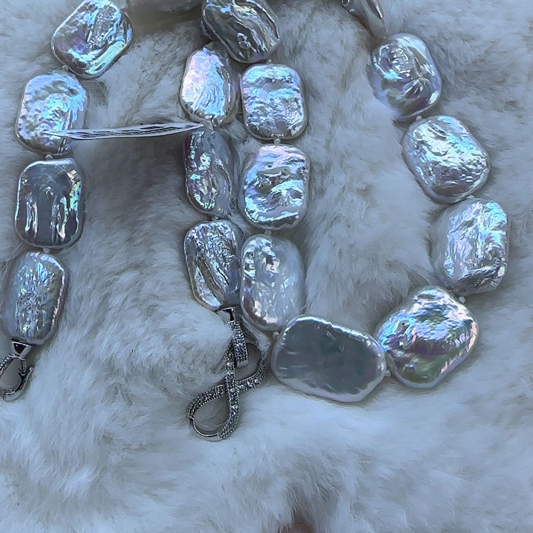 未镶嵌项链定制25淡水珍珠