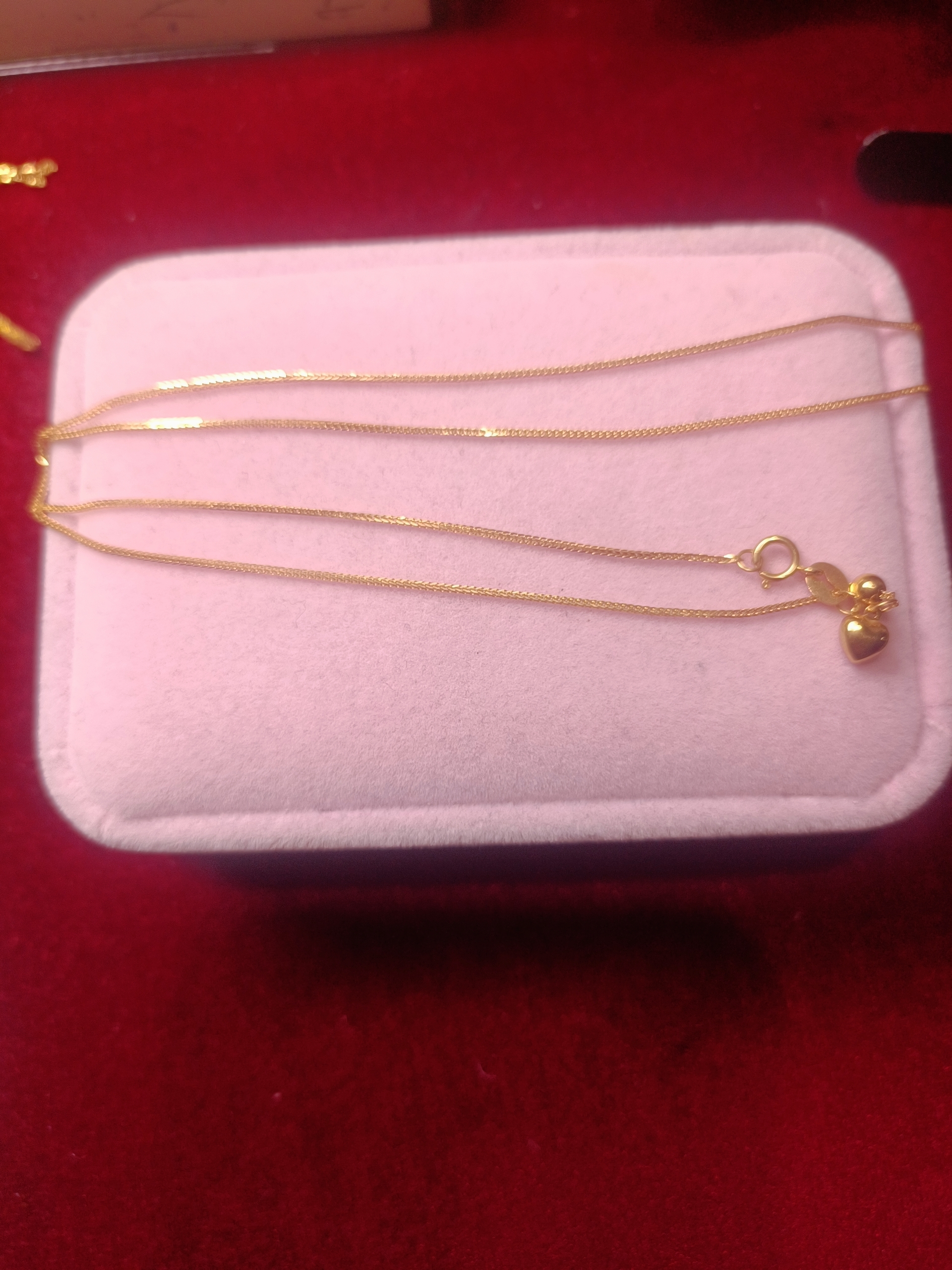 18KAU750肖帮项链1.88克