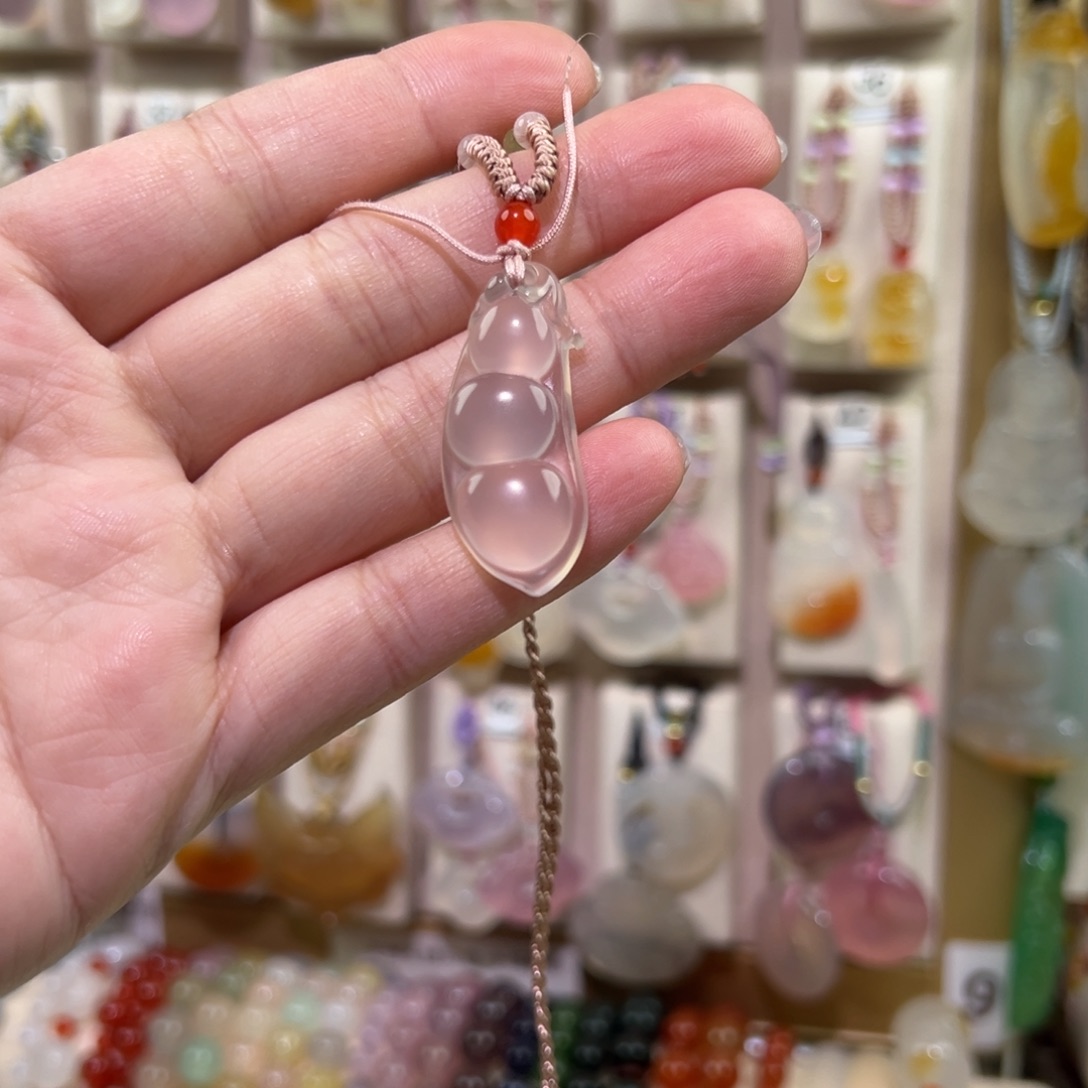 玛瑙/玉髓未镶嵌吊坠(赠链)