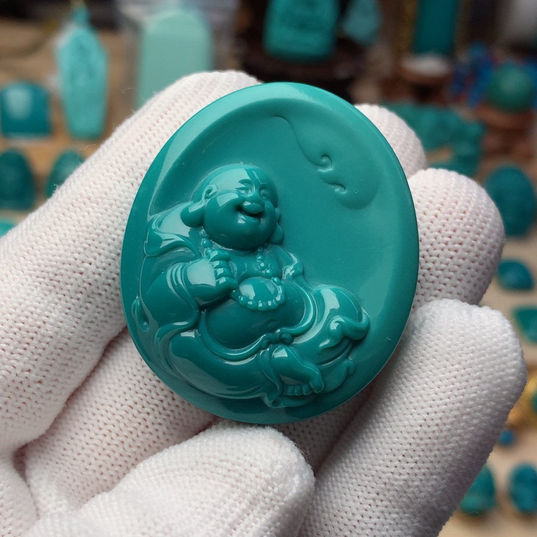 绿松石珠宝奇石未镶嵌