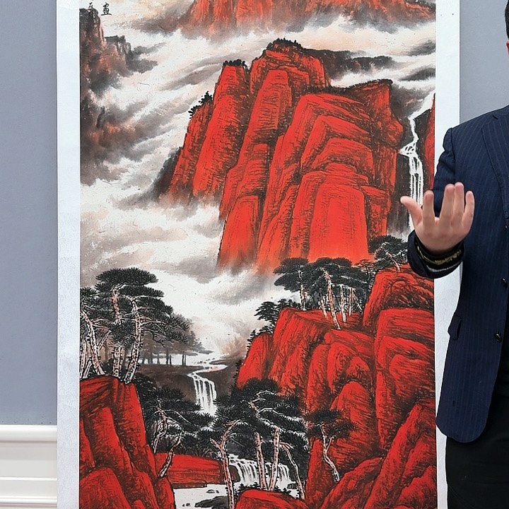 国画雍**贵书法作品多次参加
