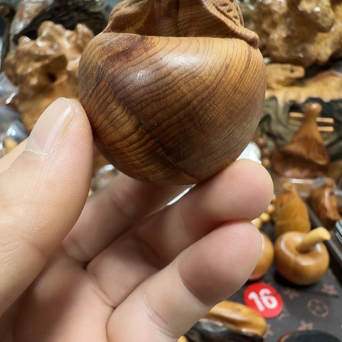 柏木（崖柏）开播福利太行陈化黑油手工制作小苹果