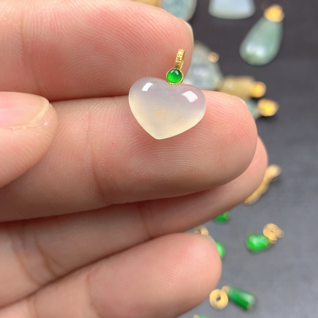 【闪购商品】颈饰18K金镶嵌翡翠灭***姐翡翠