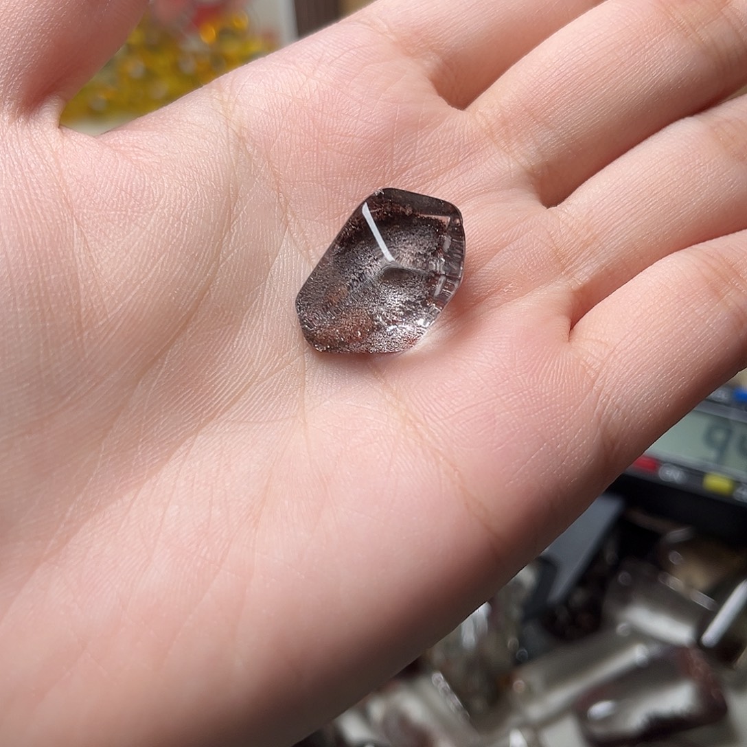 元***豆银S925镶嵌颈饰水晶